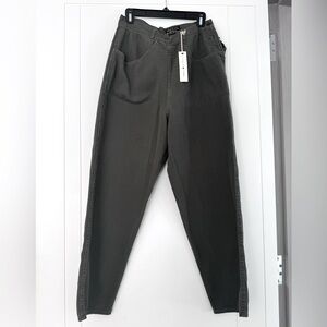 Imogen and Willie -Liza pants in Olive Harringbone